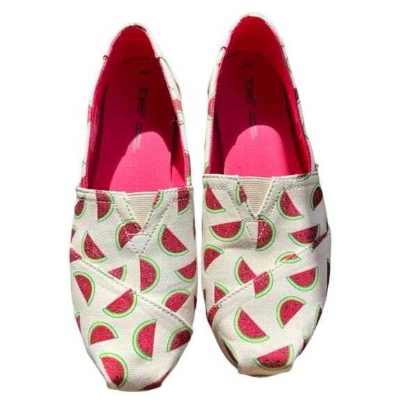 TOMS Sparkling Watermelon Slip On Alpargatas Size US 10 / Euro 42, Pre-owned - Picture 9 of 16
